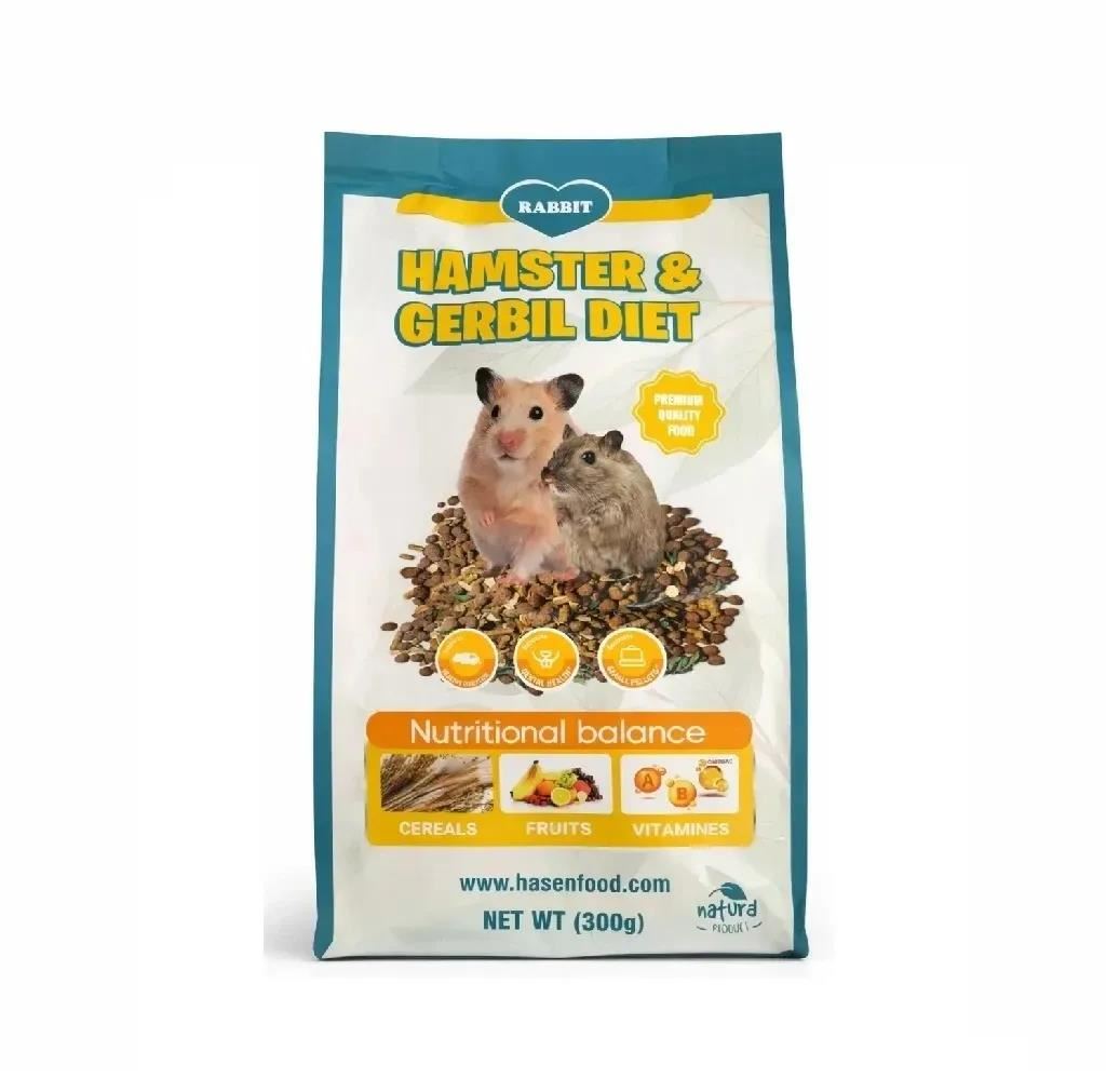 Alimento Premium Para Hamsters Y Jerbos X 300 Gramos Marca Rabbit